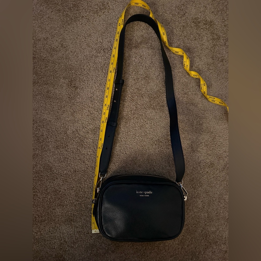 Kate Spade Black Pebbled Leather Shoulder Bag - Picture 10 of 11